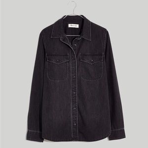 Madewell Denim Button-Up Shirt in Lunar Wash